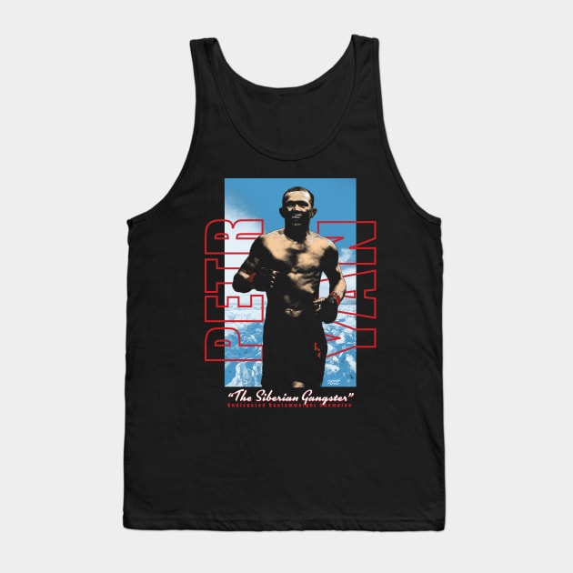 Petr Yan Siberian Gangster Graphic Tank Top by dopelope